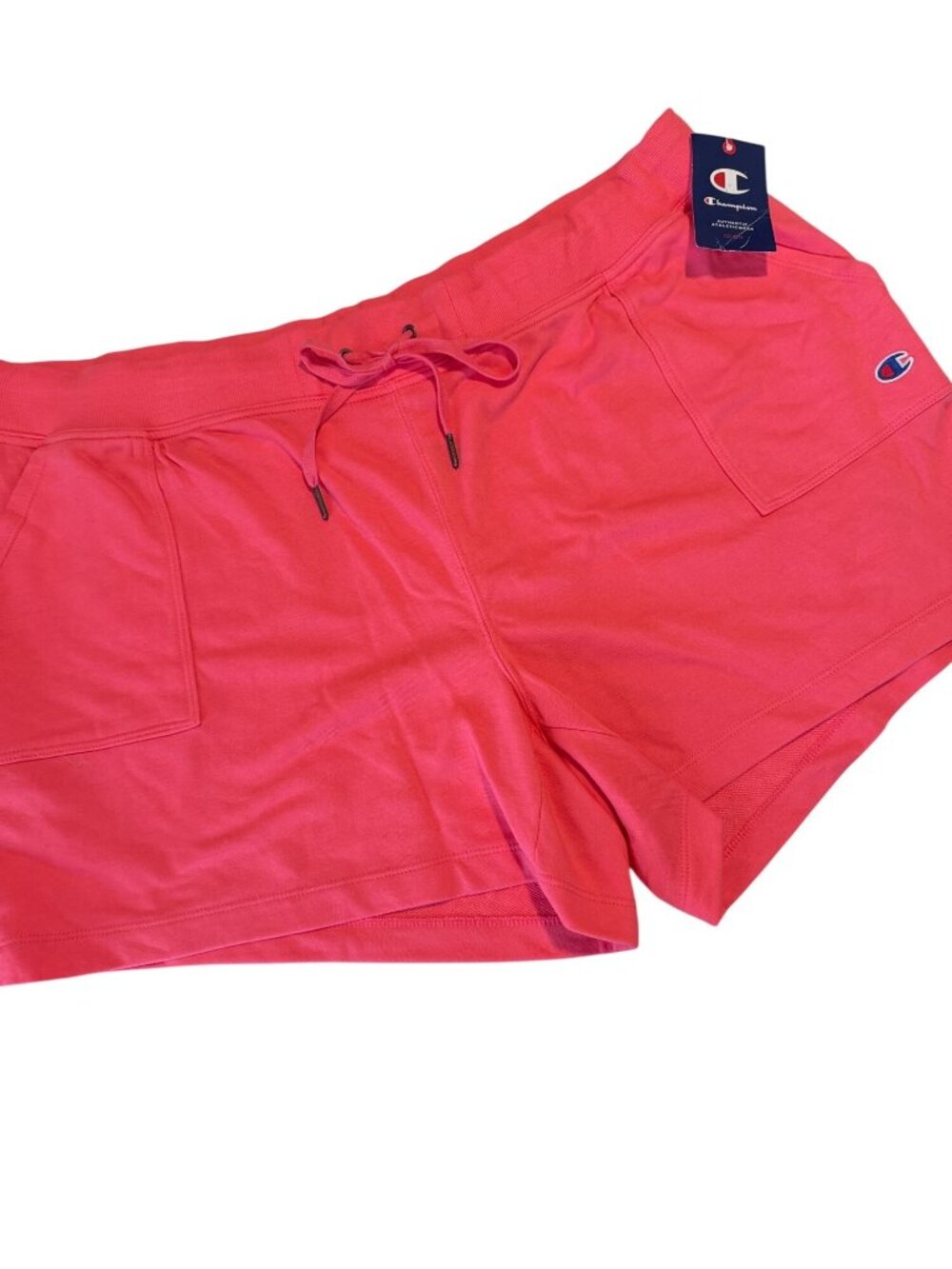Champion Pinky Peach Drawstring Pockets Casual Shorts Size 3X NWT